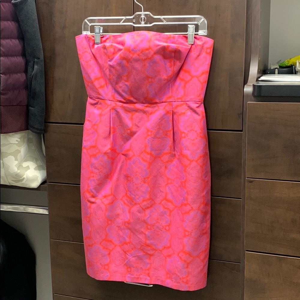 Strapless J crew dress